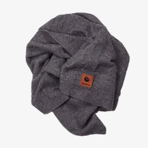 EasyGrow babyfilt med bambu och ull - Dark grey