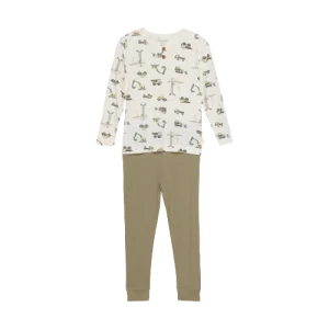 CeLaVi 2-delad pyjamas - Aloe