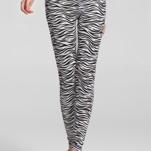 Leggings – zebramönstrade med guldinslag, 150 kr