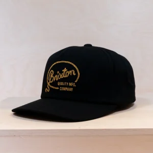 Brixton Gallatin Golfer Cap Black