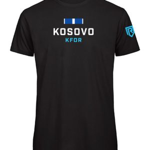 Kosovo Ribbon Black Tee