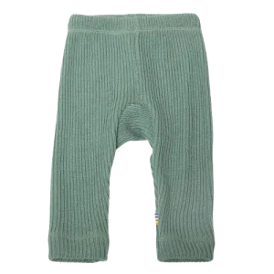 Joha leggings i tjock ribb - Ull - Mint