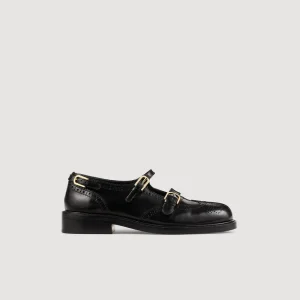 Mary Jane-loafers med flera spännen