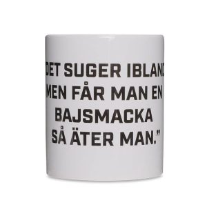 Kaffemugg Bajsmacka